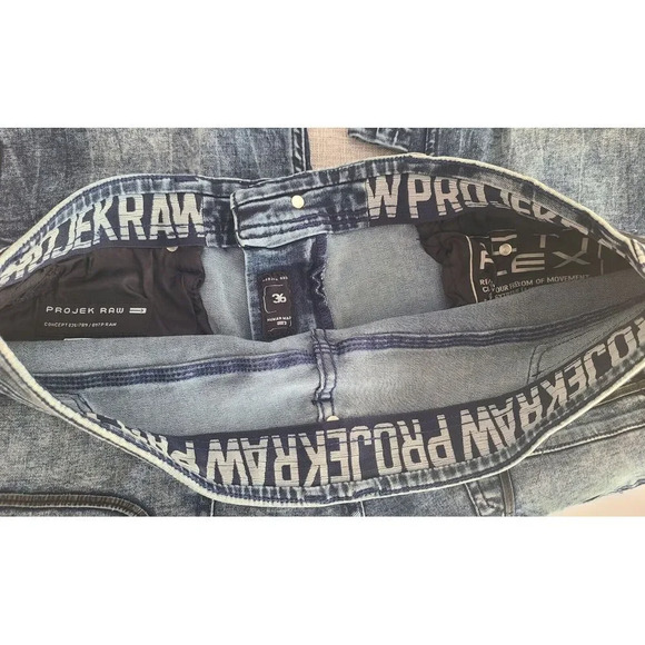 Men jeans Projek Raw Nikko Slim AUTHENTIC Stretch Soft diesel 36/32 - Picture 6 of 9
